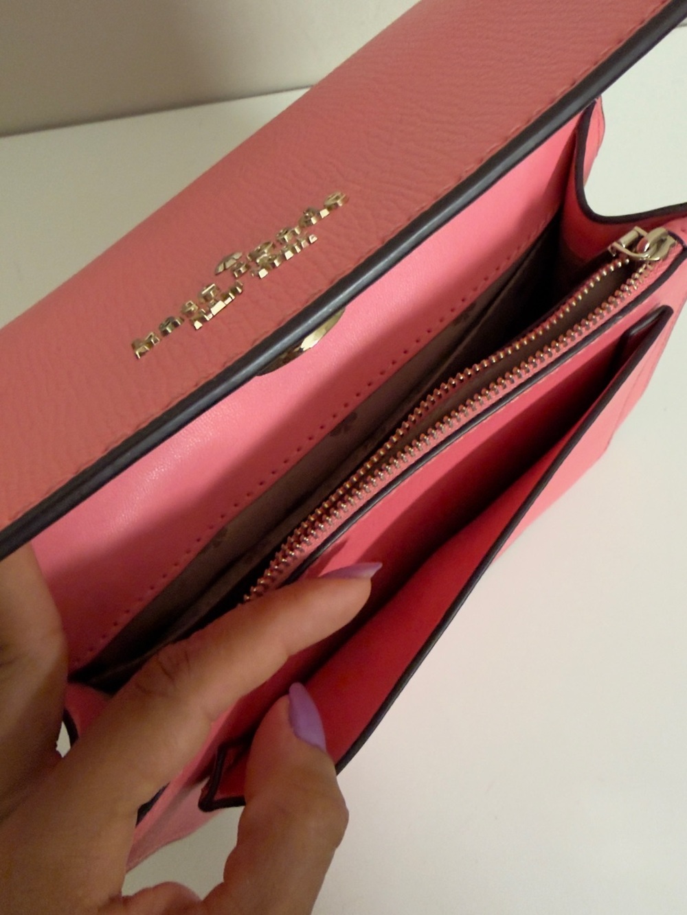 kate spade Pink Leather Chain Strap Crossbody Bag - Picture 5 of 7